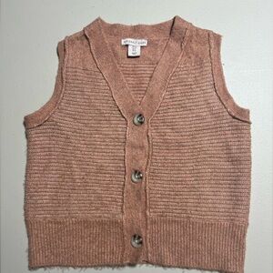 Woman’s Sincerely Jules Soft Button Sweater Vest, Size Small